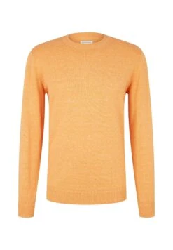 Tom Tailor In Melange Optik - Trui - Orange Heather Melange -Tom Tailor 63abb5f8192345ac9945bd595f4826ad