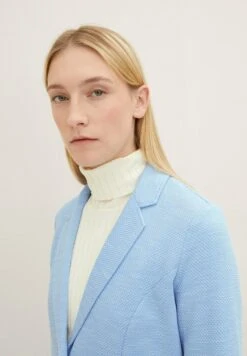 Tom Tailor Übergangs - Halflange Jas - Dreamy Blue Melange -Tom Tailor 640208b08a9c4b61aafa1271ecbef7a0