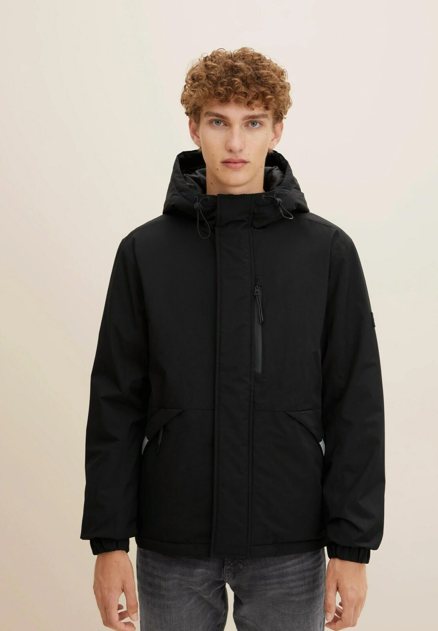 TOM TAILOR Denim Regular Fit - Outdoorjas - Black 1 TOM TAILOR Denim Regular Fit - Outdoorjas - Black