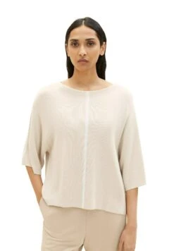 Tom Tailor Trui - Dusty Beige -Tom Tailor 6507439918084b51a89633c1aab50c09