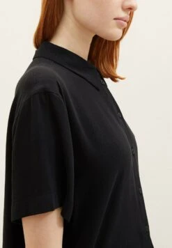 TOM TAILOR Denim Kurzarm - Overhemdblouse - Deep Black 9 TOM TAILOR Denim Kurzarm - Overhemdblouse - Deep Black -Tom Tailor 65143f51c91449728b1fe77c1d6204bd