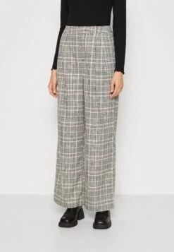 TOM TAILOR Denim Check Wide Leg Pant - Broek - Rose/Grey