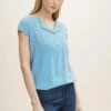 Tom Tailor Blouse- Blouse - Blue Minimal Design