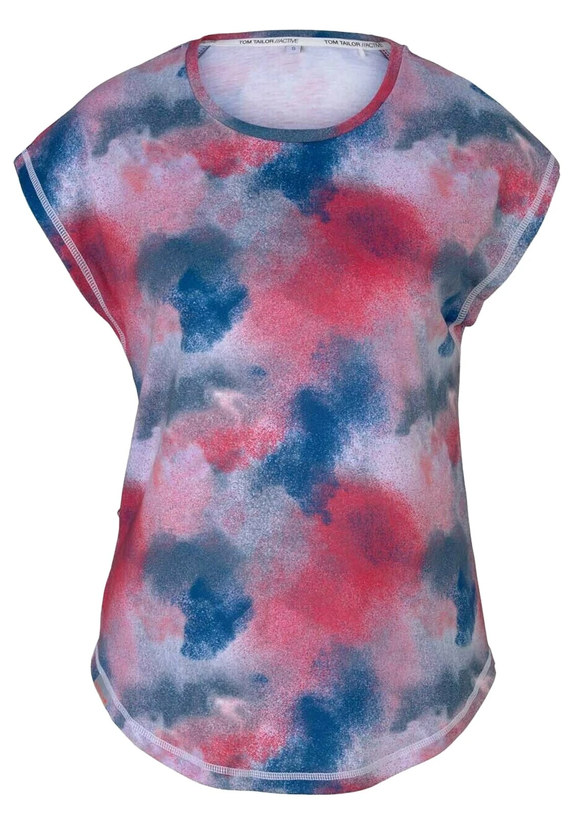 Tom Tailor T-Shirt Print - Offwhite-Neonpink 5 Tom Tailor T-Shirt Print - Offwhite-Neonpink - Afbeelding 5