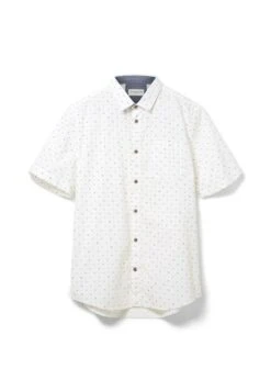 Tom Tailor Gemust - Overhemd - Off White Green Minimal Design -Tom Tailor 65aa8f3affd44c92abe93f06e35e09c0