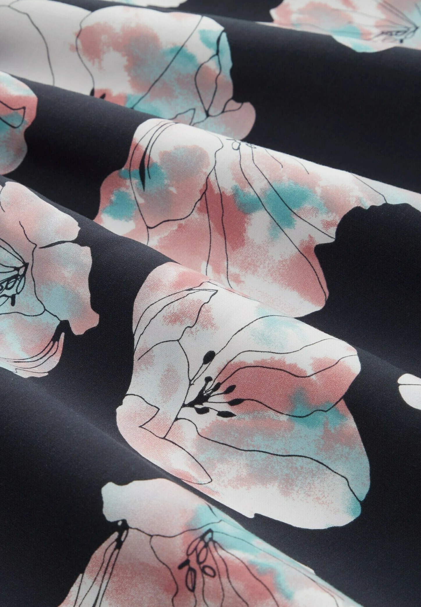 Tom Tailor Fliessendes - Blousejurk - Tie Dye Flower Design 6 Tom Tailor Fliessendes - Blousejurk - Tie Dye Flower Design - Afbeelding 6