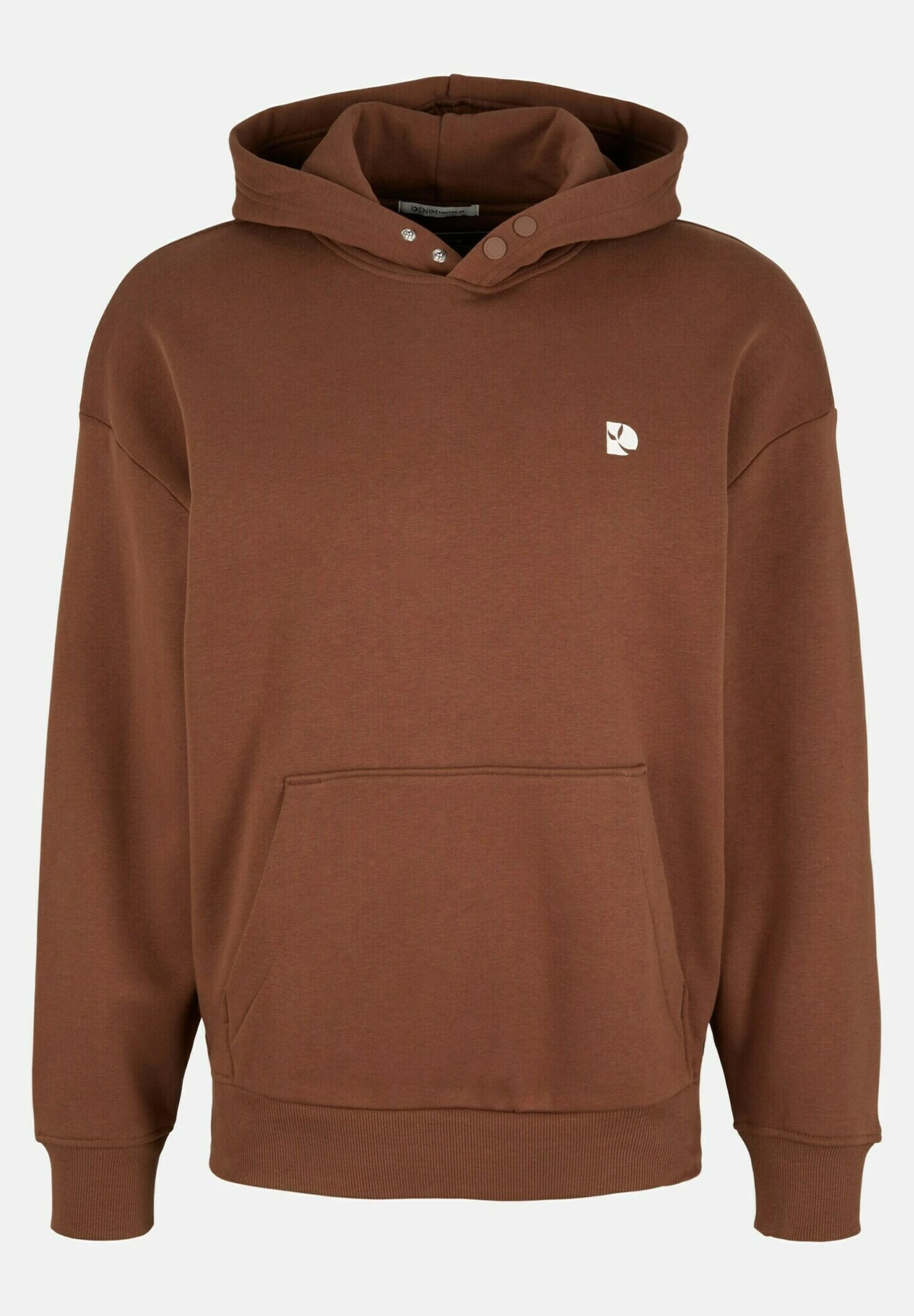 TOM TAILOR Denim Hoodie - Light Wood Brown 7 TOM TAILOR Denim Hoodie - Light Wood Brown - Afbeelding 7