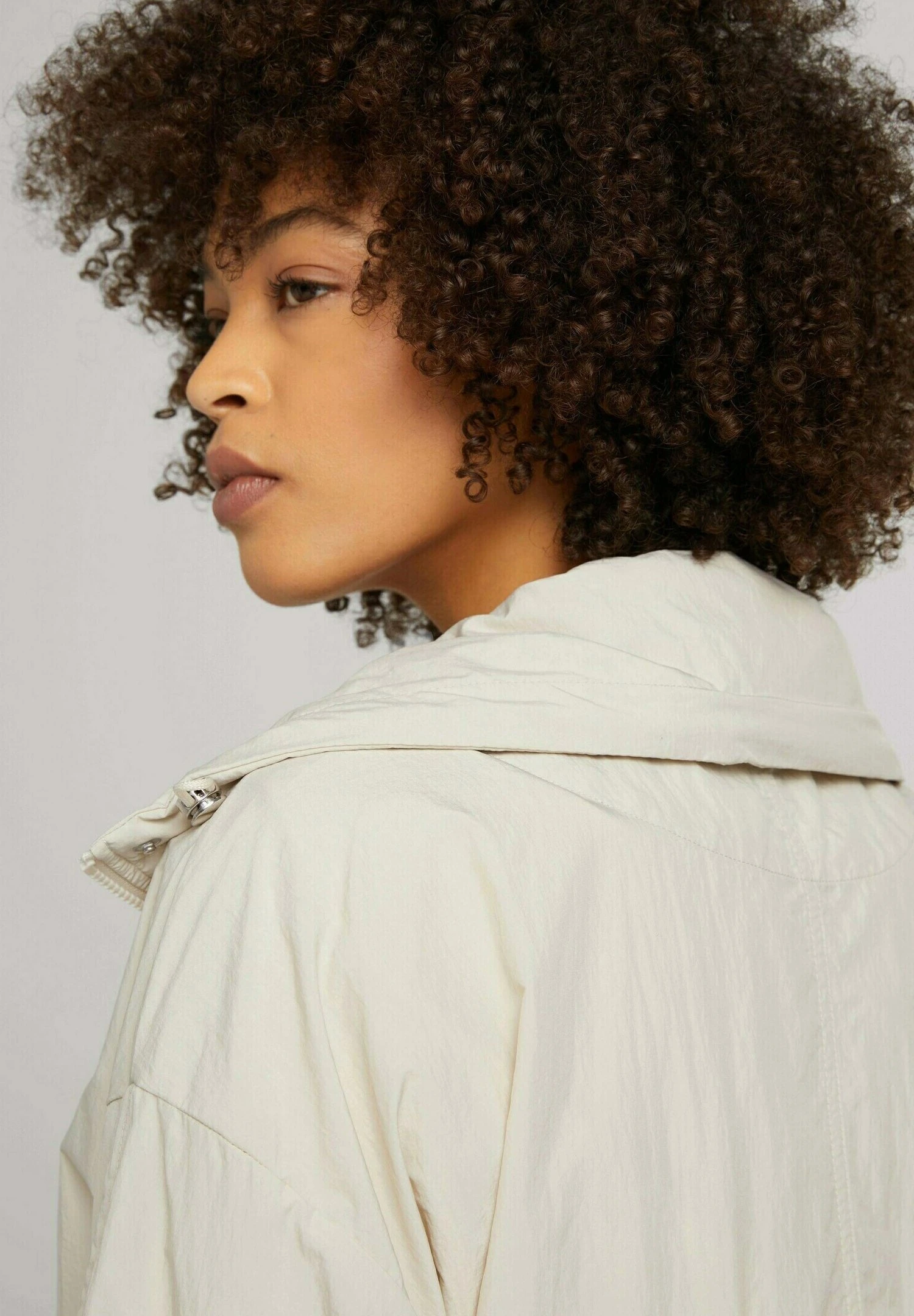 Tom Tailor Regular Fit Mit Langen Ärmeln Mit Turn-Up-Option - Parka - Light Cashew Beige 4 Tom Tailor Regular Fit Mit Langen Ärmeln Mit Turn-Up-Option - Parka - Light Cashew Beige - Afbeelding 4