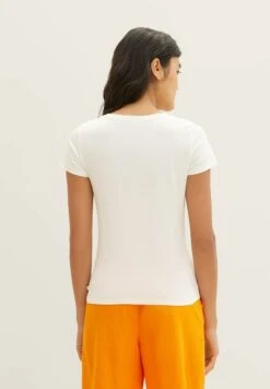 TOM TAILOR Denim Mit Print - T-Shirt Print - Gardenia White -Tom Tailor 66c95659496e4b43a9d3366712a8ed18