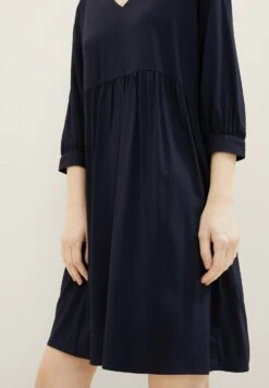 Tom Tailor Feminine V Neck- Jurk - Sky Captain Blue 9 Tom Tailor Feminine V Neck- Jurk - Sky Captain Blue -Tom Tailor 68874407bb9442d29bdf60541b44972a