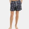 TOM TAILOR Denim Mit Allover-Print - Zwemshorts - Black White Big Coral Print
