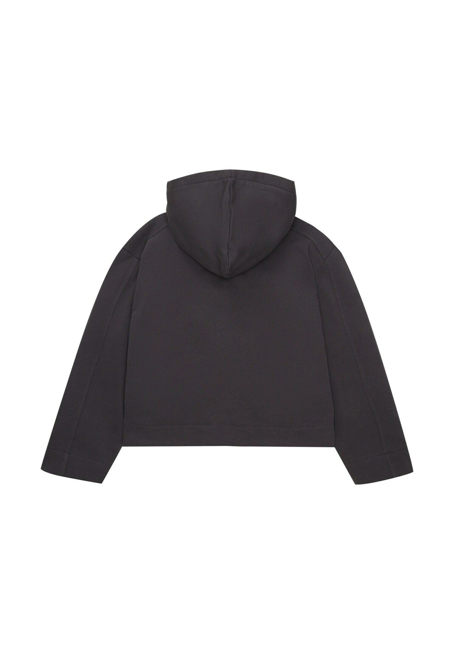 Tom Tailor Oversized- Sweater Met Rits - Coal Grey 2 Tom Tailor Oversized- Sweater Met Rits - Coal Grey - Afbeelding 2