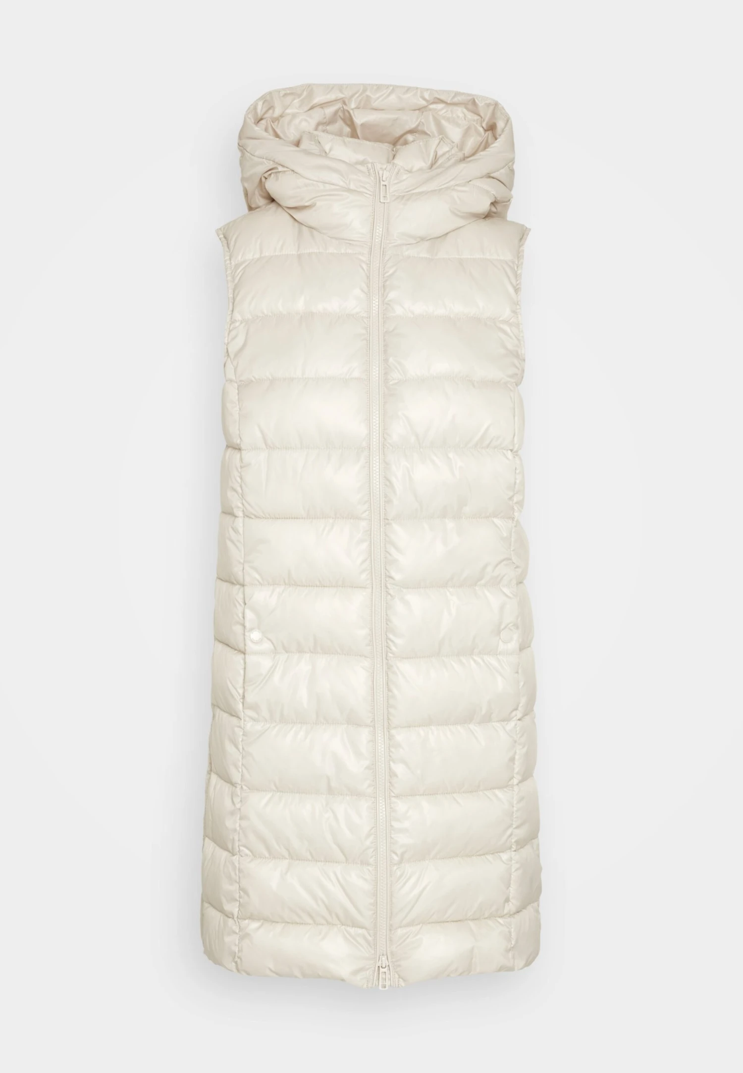 Tom Tailor Long Lightweight Vest - Bodywarmer - Dusty Beige 5 Tom Tailor Long Lightweight Vest - Bodywarmer - Dusty Beige - Afbeelding 5