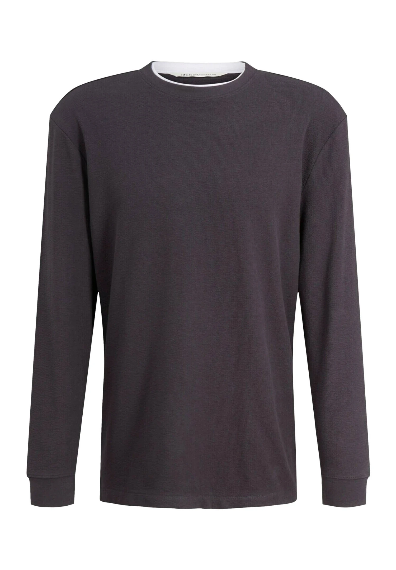 TOM TAILOR Denim Longsleeve - Coal Grey 1 TOM TAILOR Denim Longsleeve - Coal Grey