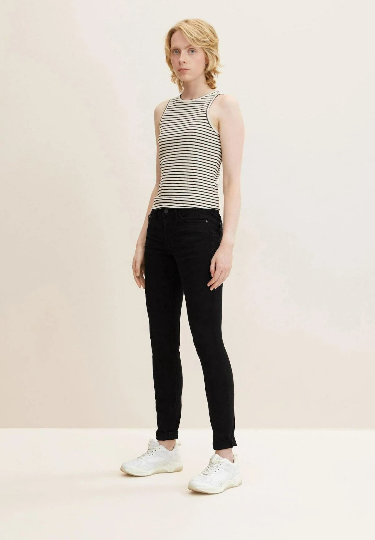 TOM TAILOR Denim Jona - Jeans Skinny Fit - Clean Dark Stone Black Denim 3 TOM TAILOR Denim Jona - Jeans Skinny Fit - Clean Dark Stone Black Denim - Afbeelding 3