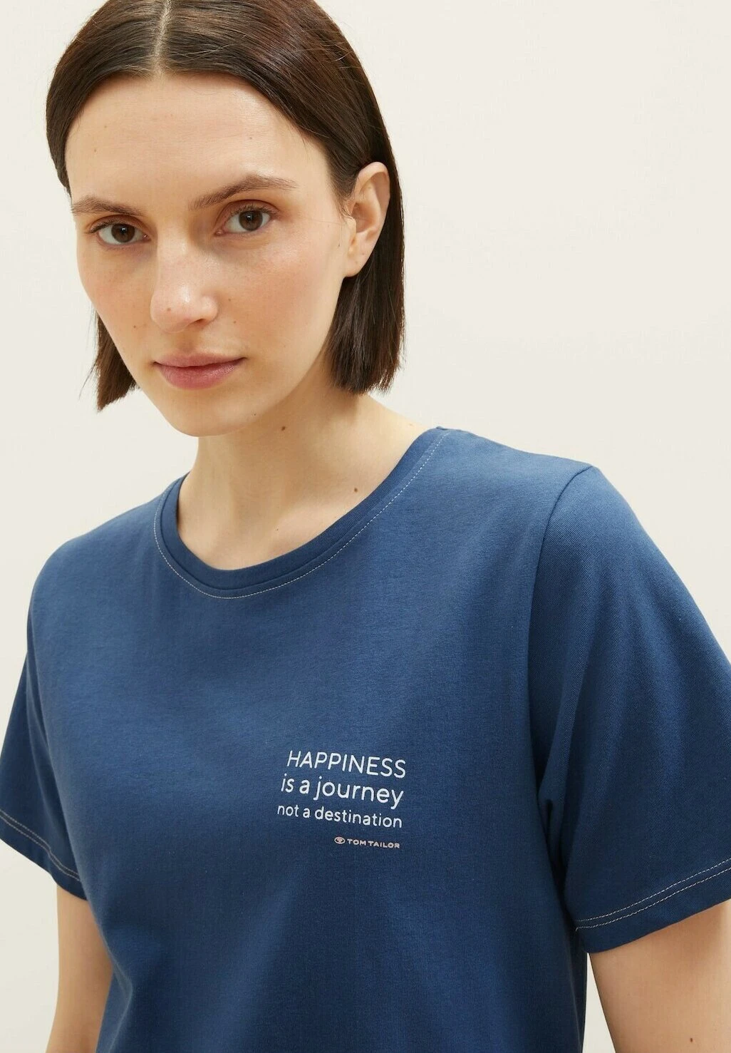 Tom Tailor Bodywear Mit Textprint Set - Pyjama - Blue Dark Solid 4 Tom Tailor Bodywear Mit Textprint Set - Pyjama - Blue Dark Solid - Afbeelding 4