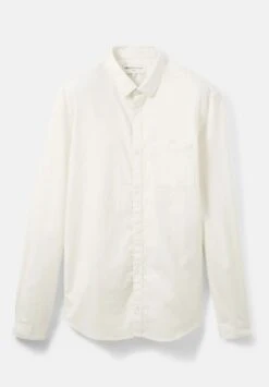 TOM TAILOR Denim Strukturiertes - Overhemd - Soft Light Beige -Tom Tailor 6dabf933410f4422b63766ddc5faeb71