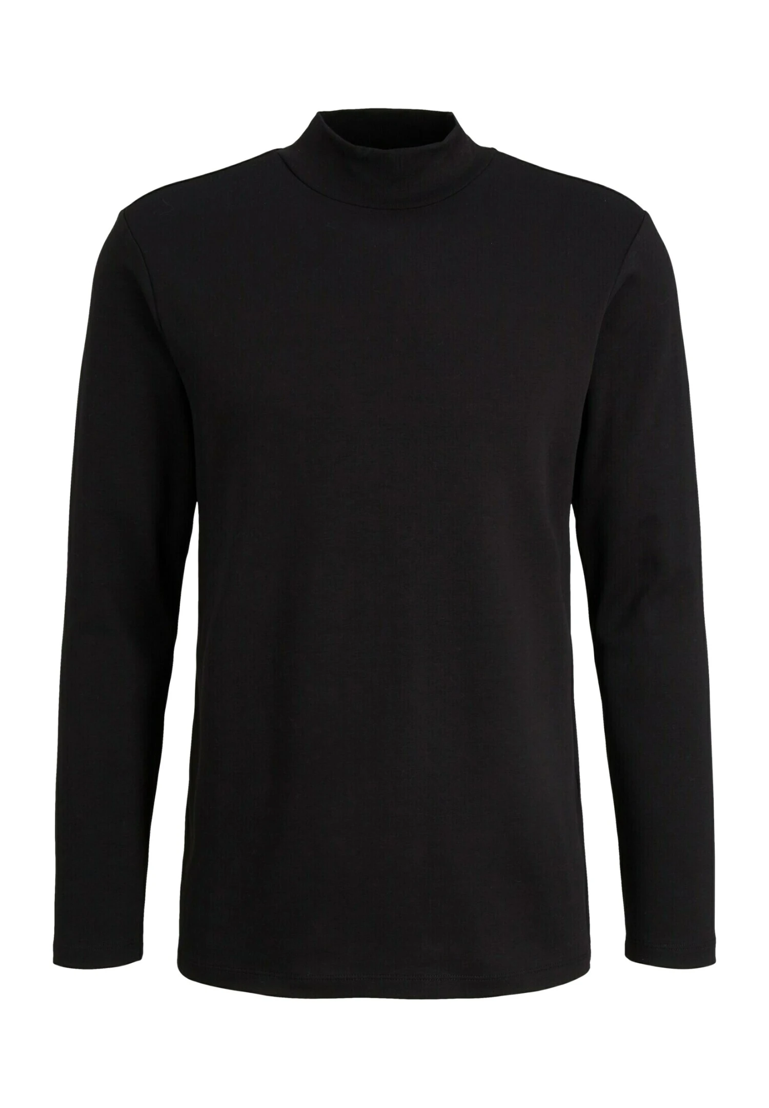 TOM TAILOR Denim Langarm Mit Stehkragen - Longsleeve - Black 1 TOM TAILOR Denim Langarm Mit Stehkragen - Longsleeve - Black