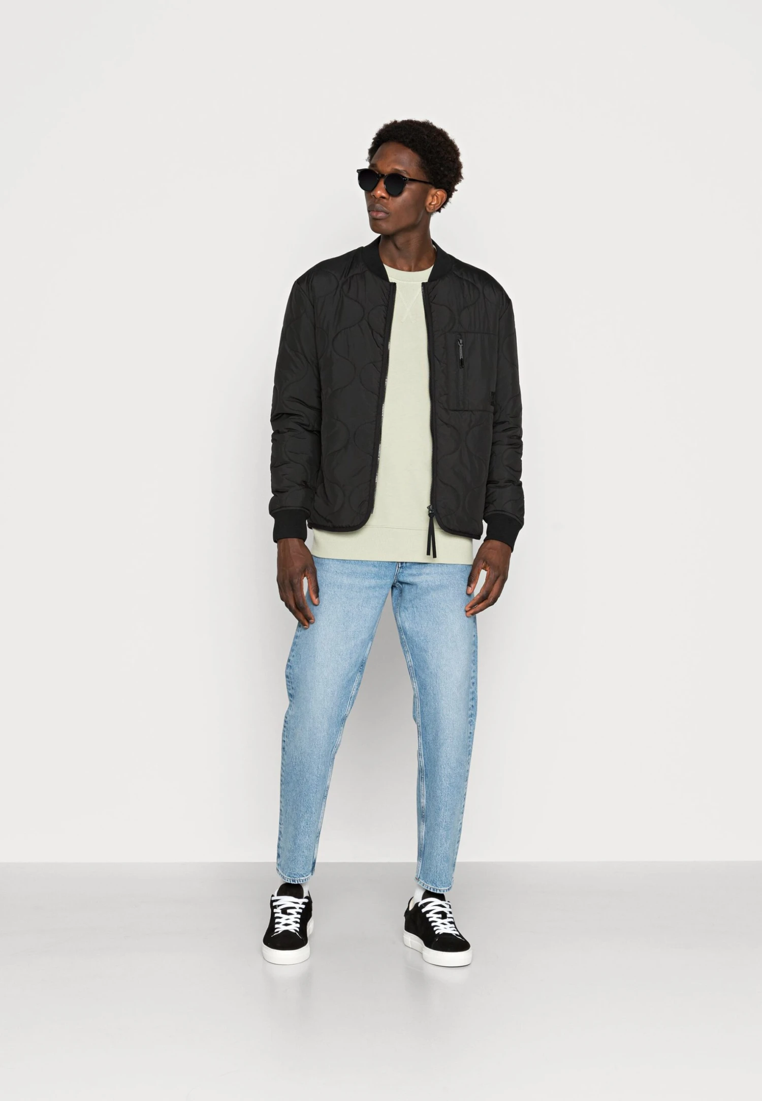 TOM TAILOR Denim Quilted Liner Jacket - Bomberjacks - Black 2 TOM TAILOR Denim Quilted Liner Jacket - Bomberjacks - Black - Afbeelding 2