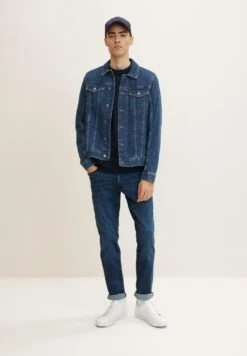 Tom Tailor Josh - Straight Leg Jeans -Blue Denim -Tom Tailor 6dd40e030dd64103978c5f589f257859