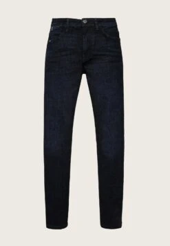 Tom Tailor Josh - Straight Leg Jeans - Used Dark Stone Blue Denim -Tom Tailor 6e03c2f8a93f4ed7b9ced1ce848f3470