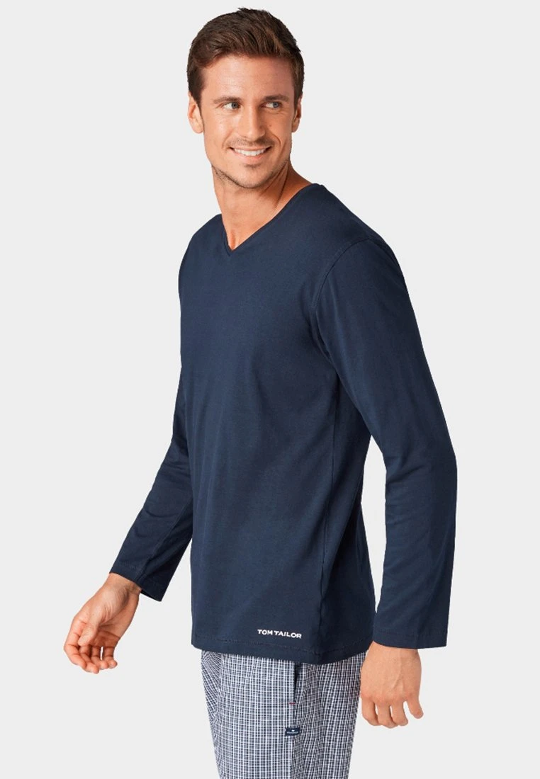 Tom Tailor Pyjamashirt - Dark Blue 3 Tom Tailor Pyjamashirt - Dark Blue - Afbeelding 3