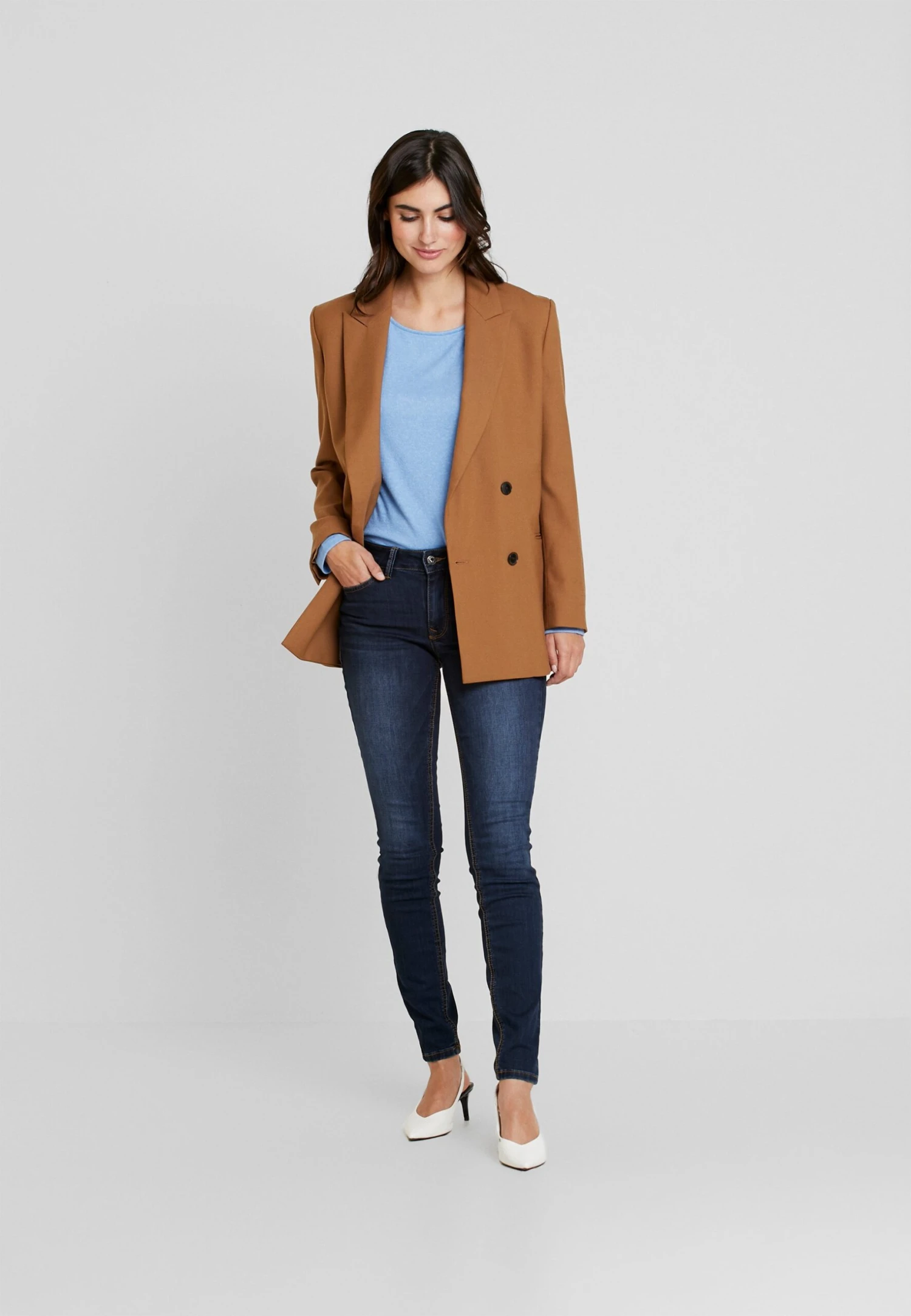 TOM TAILOR Denim Jona - Jeans Skinny Fit - Dark Stone Wash 2 TOM TAILOR Denim Jona - Jeans Skinny Fit - Dark Stone Wash - Afbeelding 2