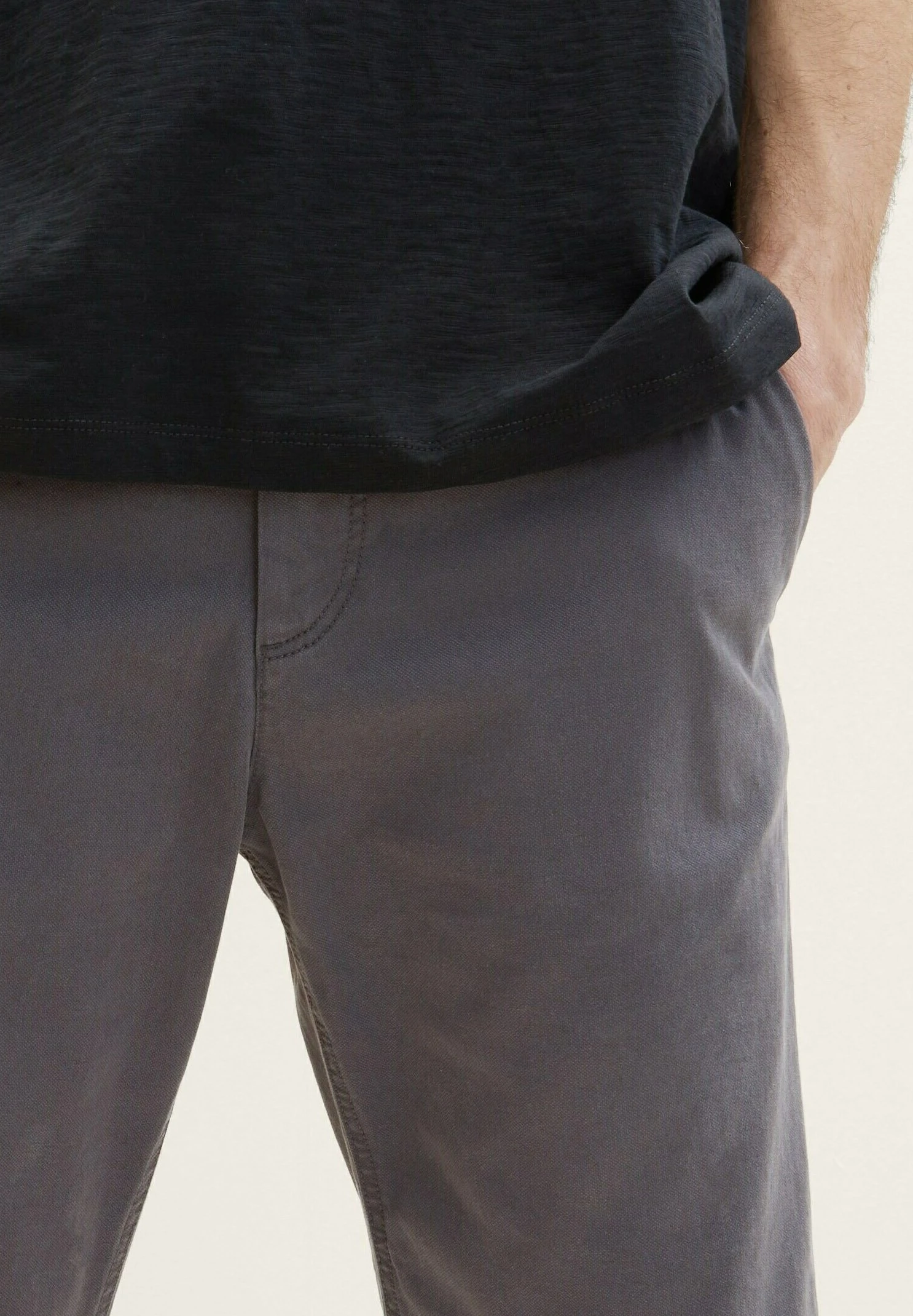 Tom Tailor Shorts - Tarmac Grey 4 Tom Tailor Shorts - Tarmac Grey - Afbeelding 4