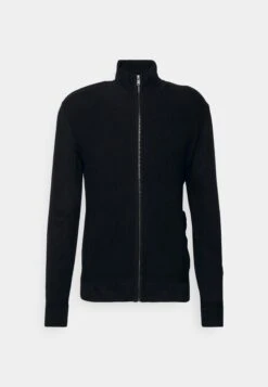 Tom Tailor Basic Structured - Vest - Black -Tom Tailor 704262bc92ba4dbb9572e7f979404299