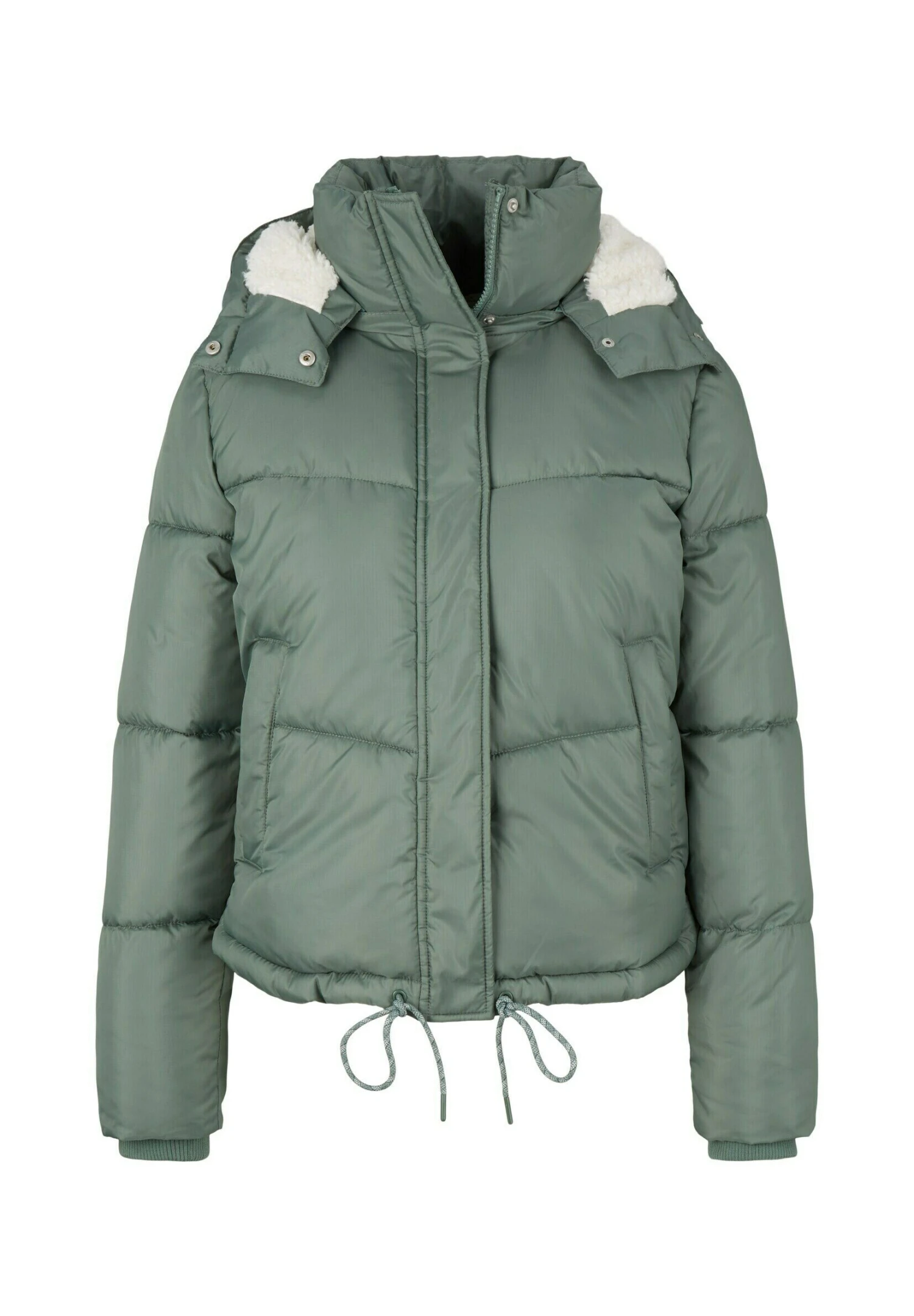 TOM TAILOR Denim Mit Abnehmbarer Kapuze - Winterjas - Green Dust 5 TOM TAILOR Denim Mit Abnehmbarer Kapuze - Winterjas - Green Dust - Afbeelding 5