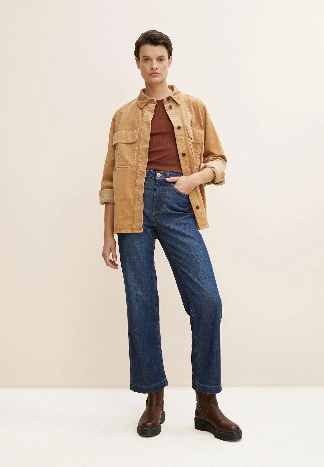 Tom Tailor Lichte Jas - Soft Light Camel 2 Tom Tailor Lichte Jas - Soft Light Camel - Afbeelding 2