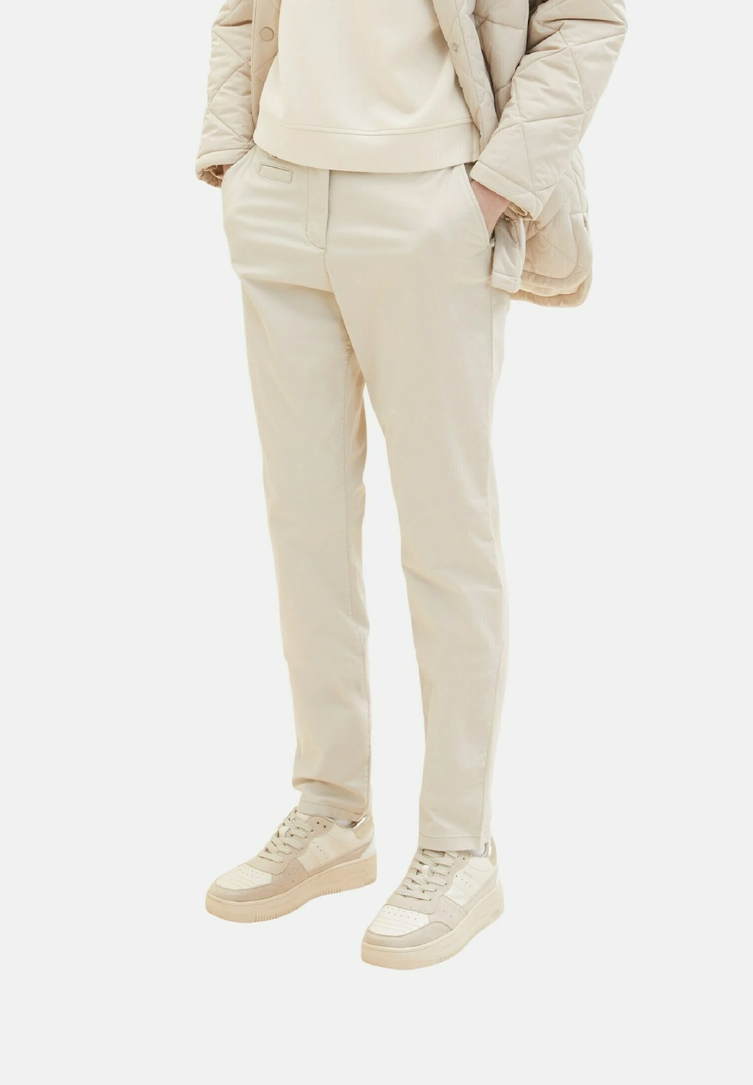 Tom Tailor Chino - Dusty Beige 1 Tom Tailor Chino - Dusty Beige