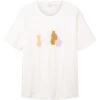 Tom Tailor Loose Fit - T-Shirt Print - Whisper White