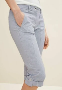 Tom Tailor Shorts - Blue Stripe Pants -Tom Tailor 71b61a572b1847c4b7b0da574d00f316
