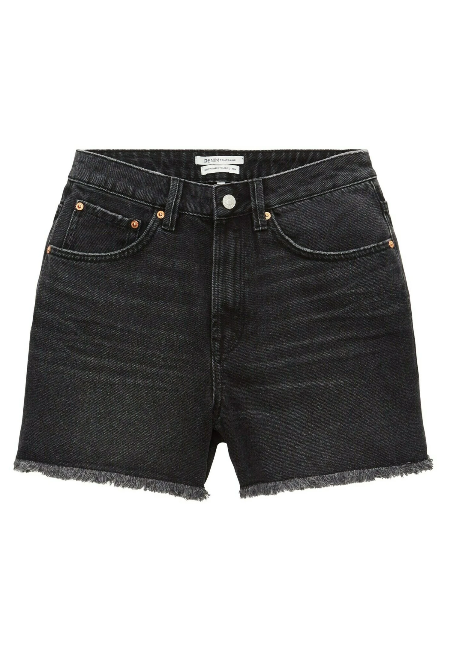 TOM TAILOR Denim Mom - Jeansshort - Used Dark Stone Black Denim 13 TOM TAILOR Denim Mom - Jeansshort - Used Dark Stone Black Denim - Afbeelding 13