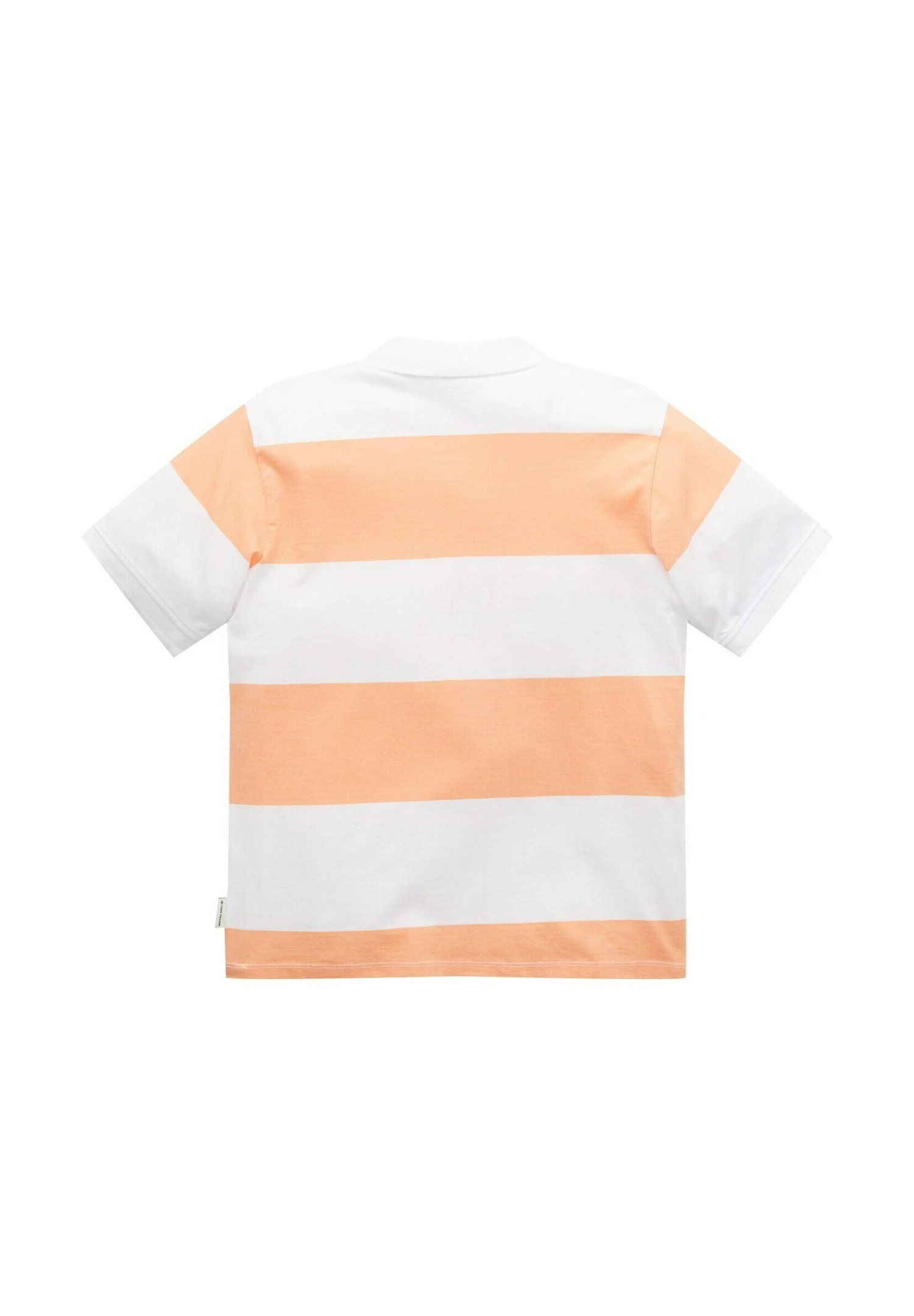 Tom Tailor Poloshirt - White Orange 2 Tom Tailor Poloshirt - White Orange - Afbeelding 2