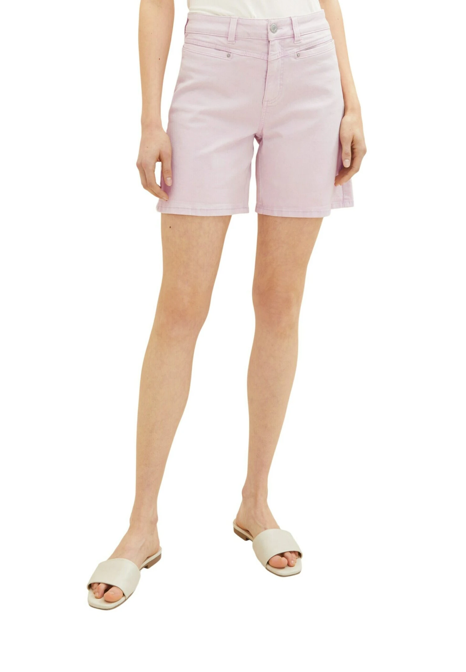 Tom Tailor Kate Vintage Bermuda - Jeansshort - Breeze Rose 2 Tom Tailor Kate Vintage Bermuda - Jeansshort - Breeze Rose - Afbeelding 2