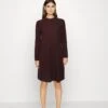 TOM TAILOR Denim Dress Cosy A Line - Gebreide Jurk - Bitter Chocolate Melange