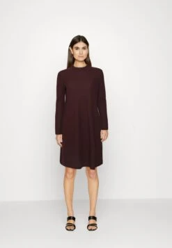 TOM TAILOR Denim Dress Cosy A Line - Gebreide Jurk - Bitter Chocolate Melange