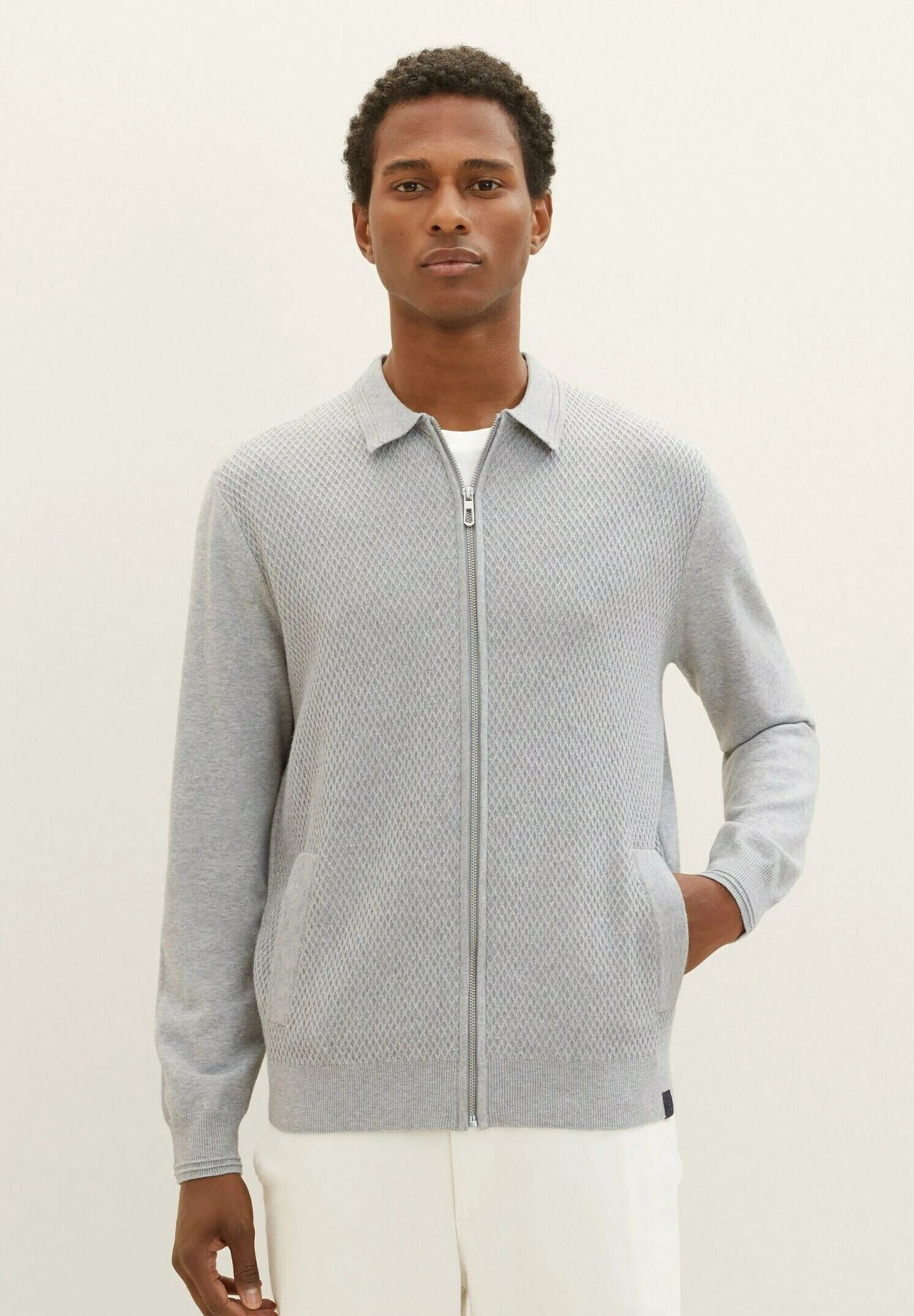 Tom Tailor Vest - Grey Heather Melange 1 Tom Tailor Vest - Grey Heather Melange