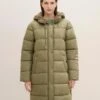 Tom Tailor Puffer Mit Kapuze - Winterjas - Tree Moss Green