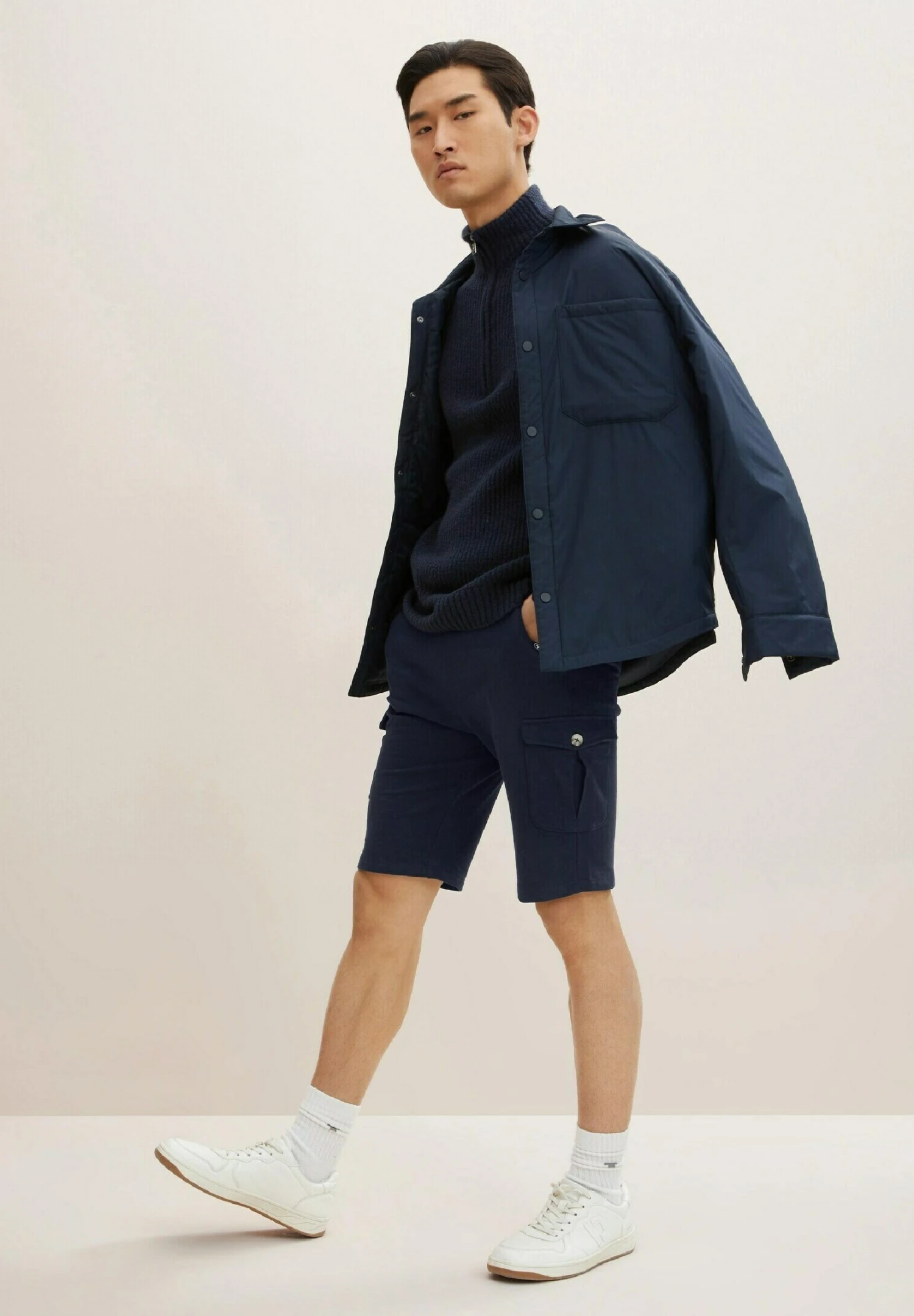 Tom Tailor Shorts - Sky Captain Blue 2 Tom Tailor Shorts - Sky Captain Blue - Afbeelding 2