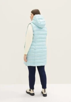 Tom Tailor PlusLange Lightweight- Bodywarmer - Dusty Mint Blue -Tom Tailor 7338966f2ef74a83a1c0472210724eda