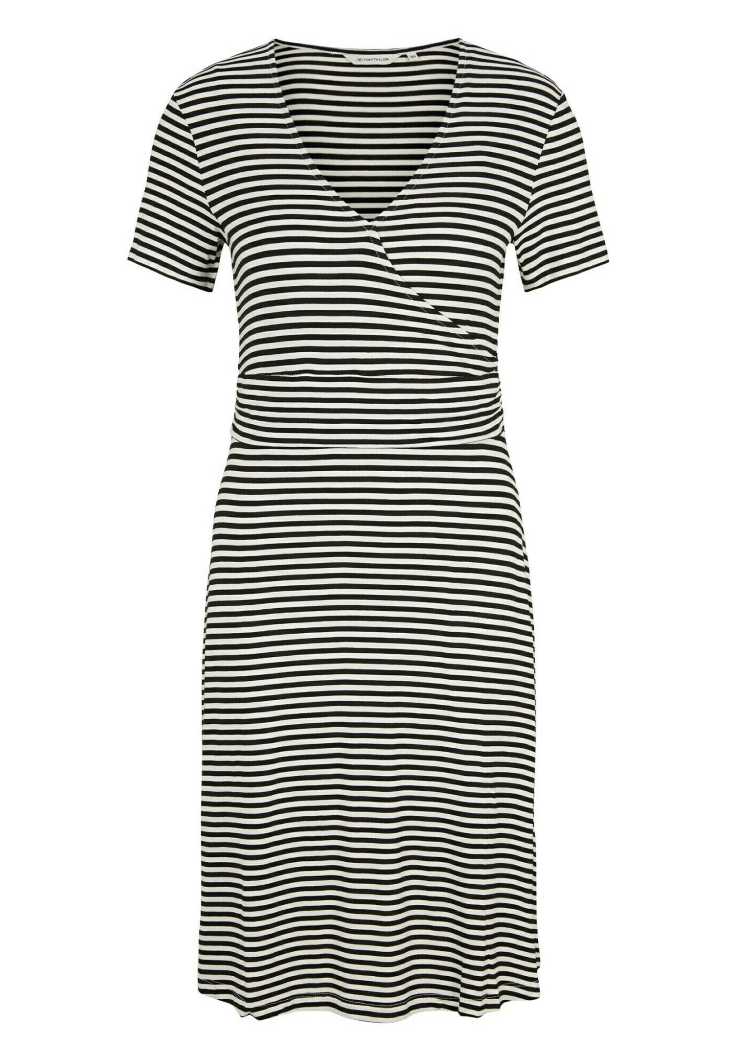Tom Tailor Jerseyjurk - Black Horizontal Stripe 4 Tom Tailor Jerseyjurk - Black Horizontal Stripe - Afbeelding 4