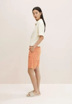 Tom Tailor Shorts - Cantaloupe Orange 9 Tom Tailor Shorts - Cantaloupe Orange -Tom Tailor 735d5573aa274129aadc2e1f44c6e1d0