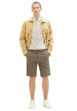 Tom Tailor Bermuda - Shorts - Navy Beige Minimal -Tom Tailor 744e852bf97f49b69642a8707a813cc1
