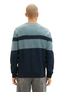 Tom Tailor Trui - Teal Navy Multi Structure 8 Tom Tailor Trui - Teal Navy Multi Structure -Tom Tailor 746acd2567e34ac0bdbed395545879dc