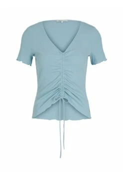 TOM TAILOR Denim Mit Feiner Raffung - T-Shirt Print - Calm Cloud Blue 9 TOM TAILOR Denim Mit Feiner Raffung - T-Shirt Print - Calm Cloud Blue -Tom Tailor 74c8c22d0fe441dc98b04fe56c24a9aa