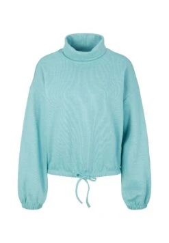 TOM TAILOR Denim Cropped Mit Rollkragen - Sweater - Reef Blue Melange 13 TOM TAILOR Denim Cropped Mit Rollkragen - Sweater - Reef Blue Melange -Tom Tailor 7572e52c721e48a493c7c5d24d47b2e9