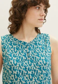 Tom Tailor In Knitteroptik - Blouse - Petrol Small Abstract Design 9 Tom Tailor In Knitteroptik - Blouse - Petrol Small Abstract Design -Tom Tailor 75cd798e7b654622afbd22435cbe6e41